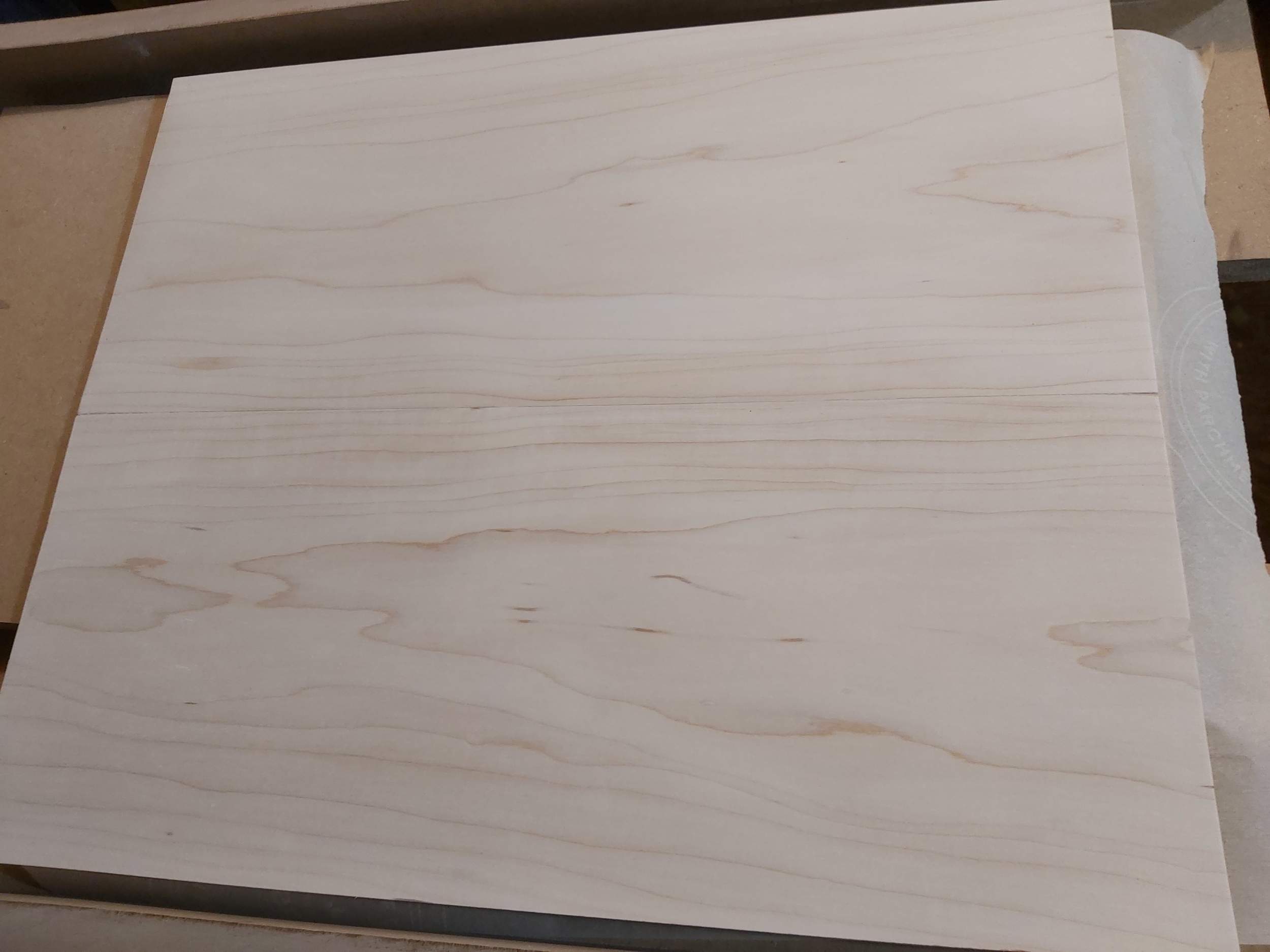 bleached maple top
