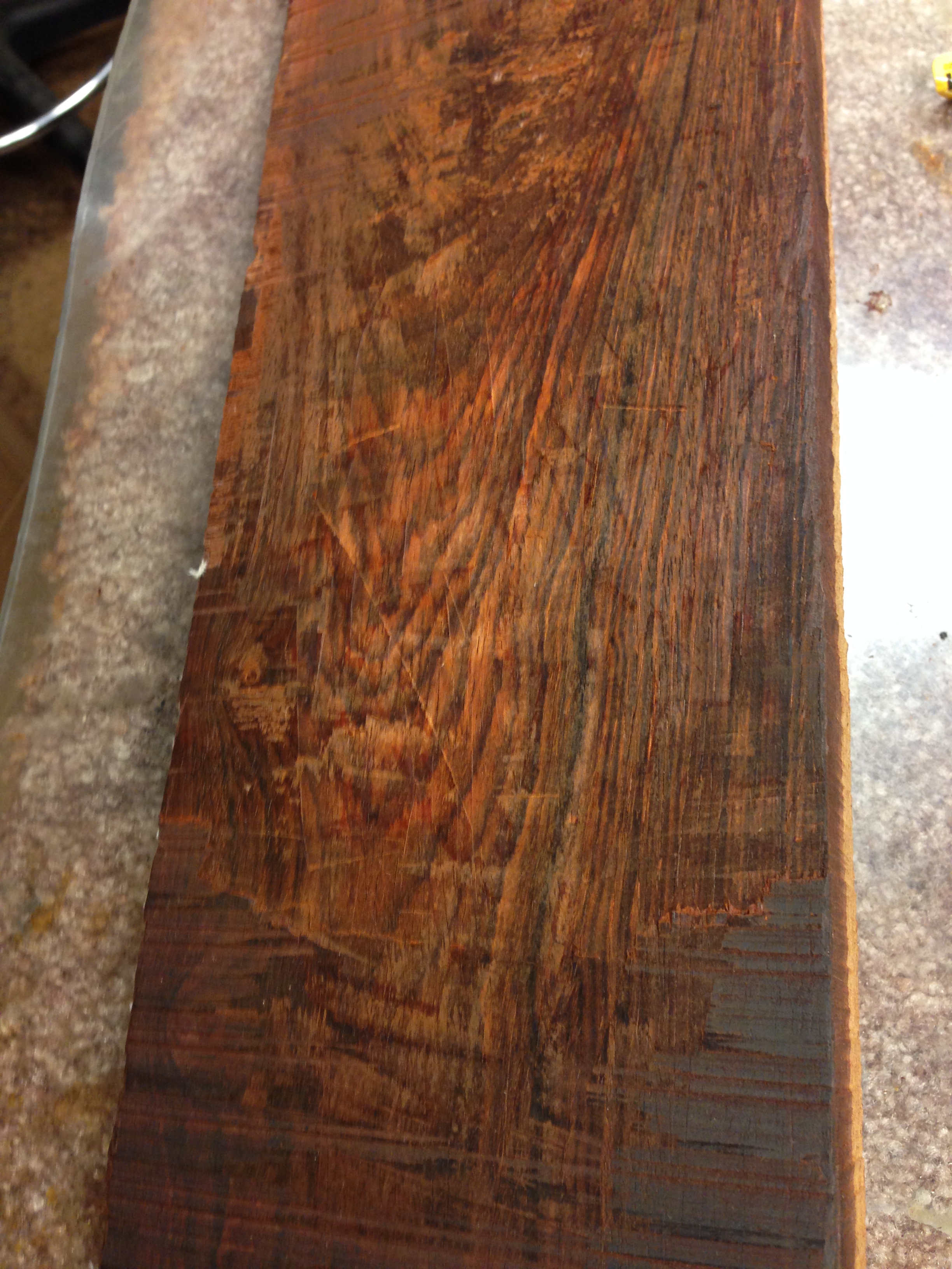 Cocobolo planed