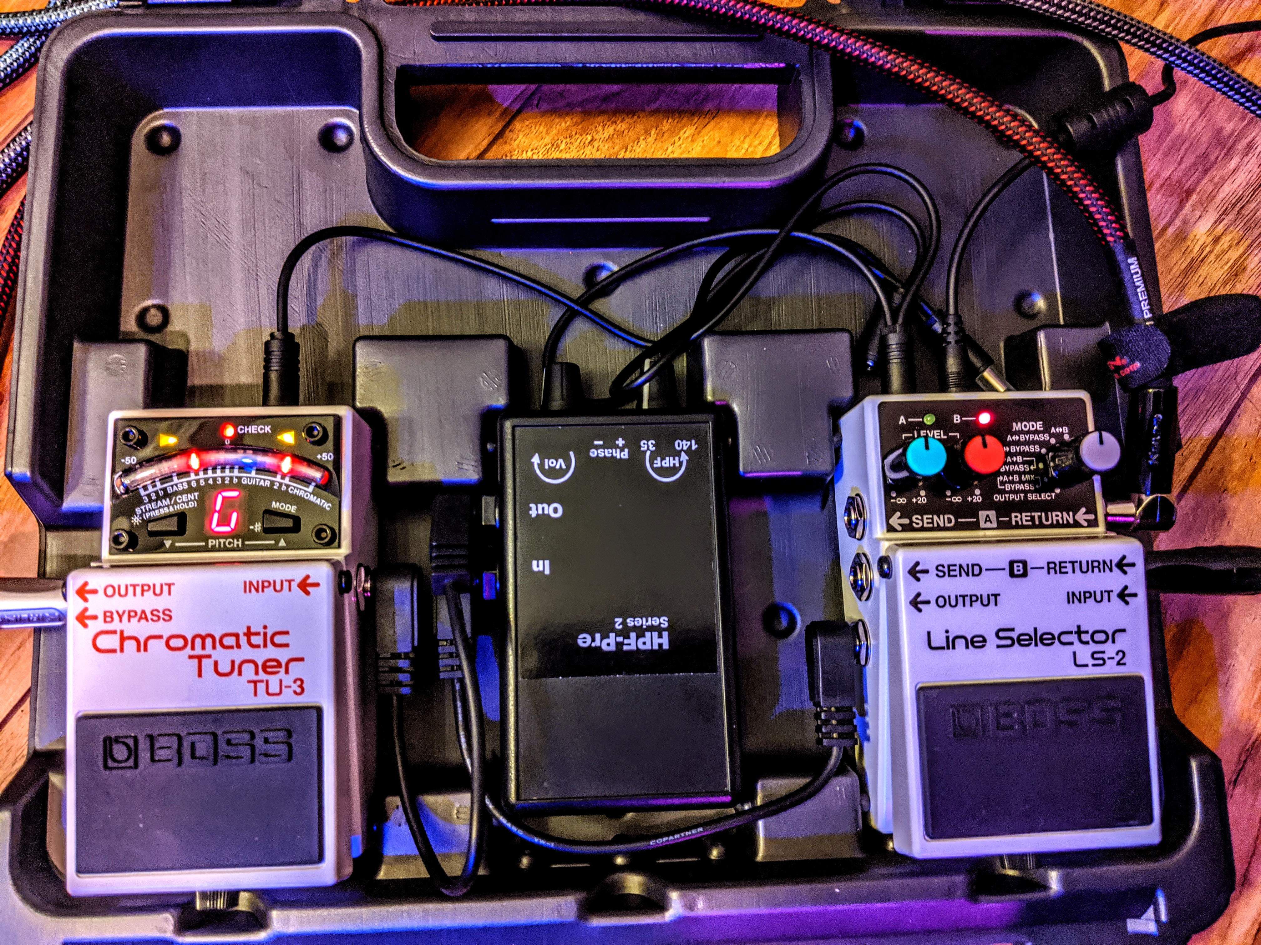 Doubling Pedal Board