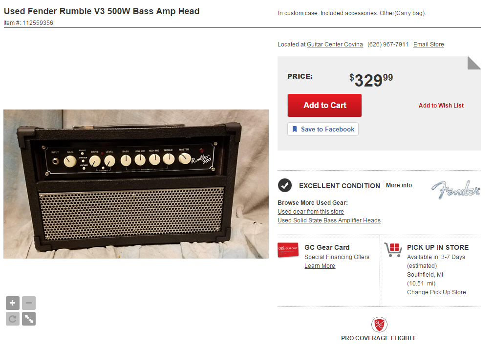 FenderRumble500HeadCustomCase