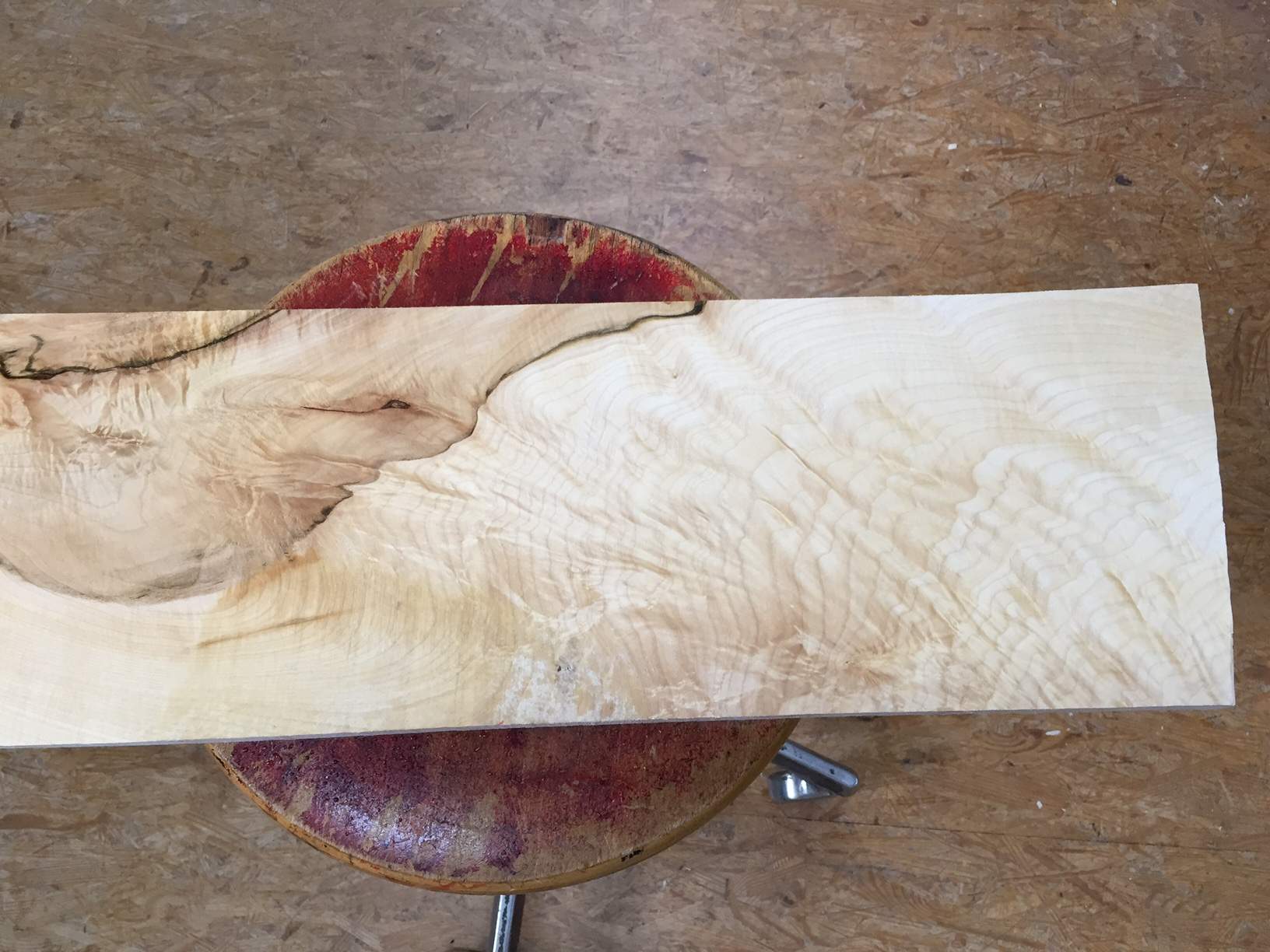 Figured maple