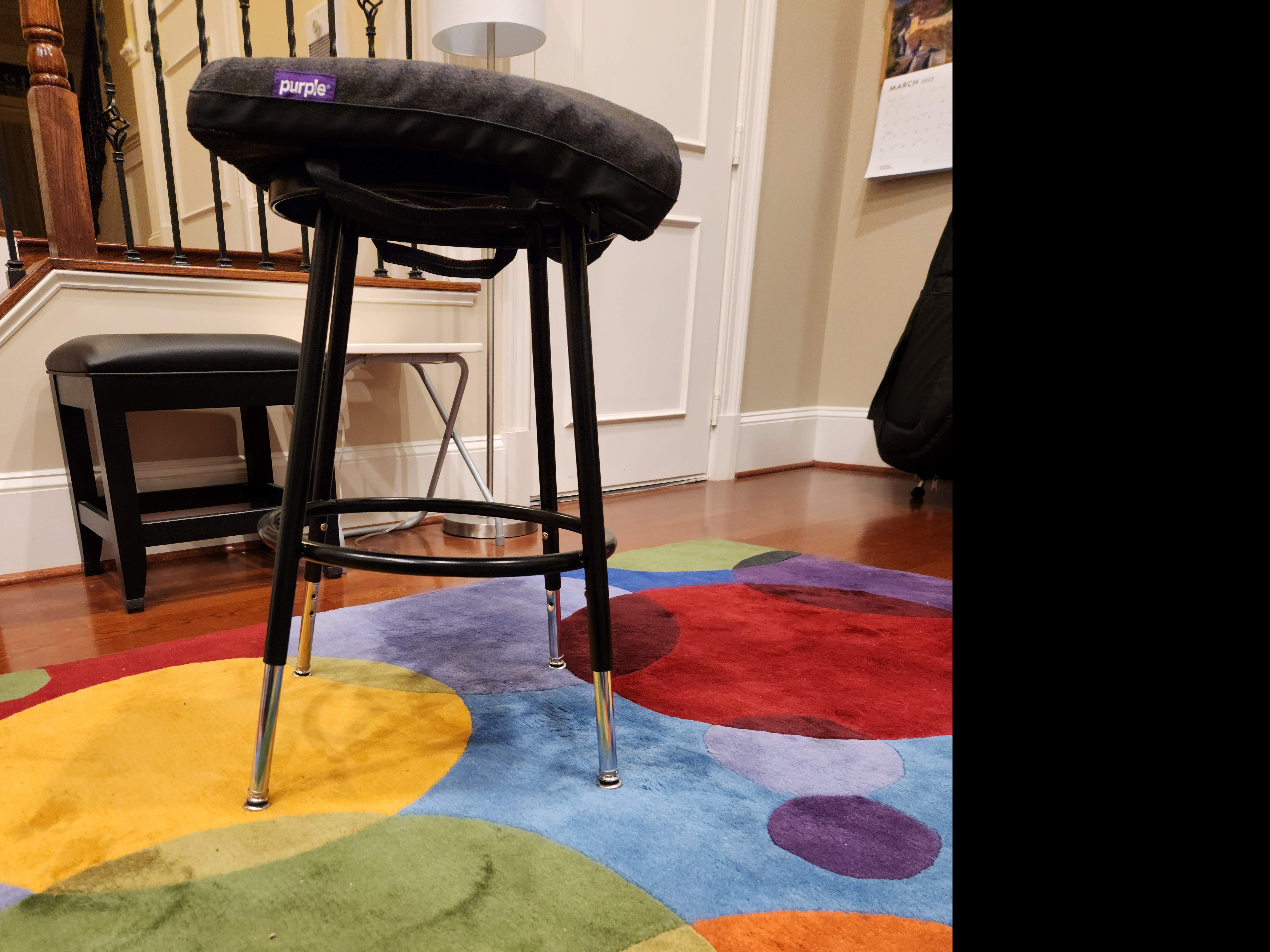 Lab Stool With Cushion