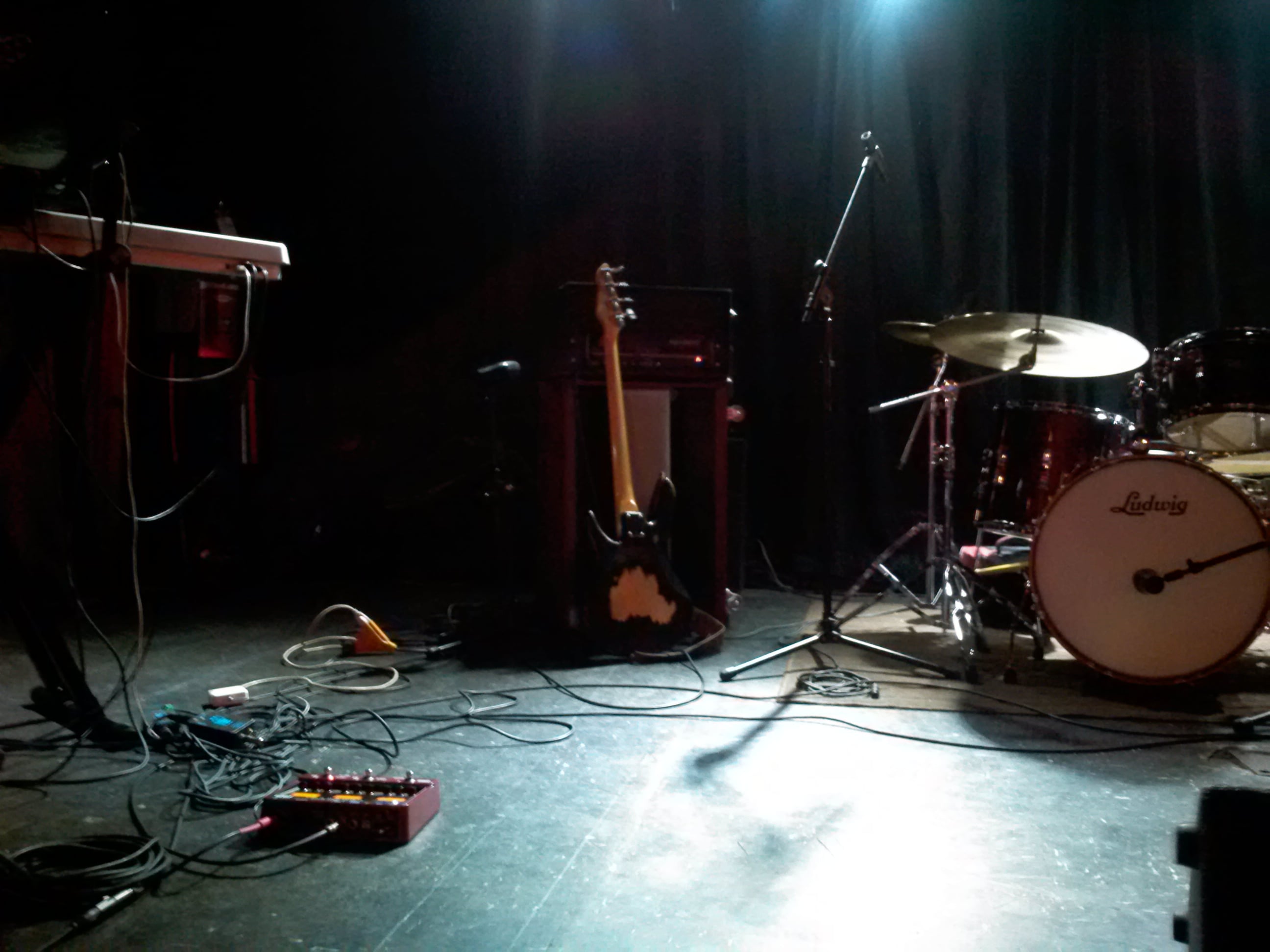 Prepped for gig.