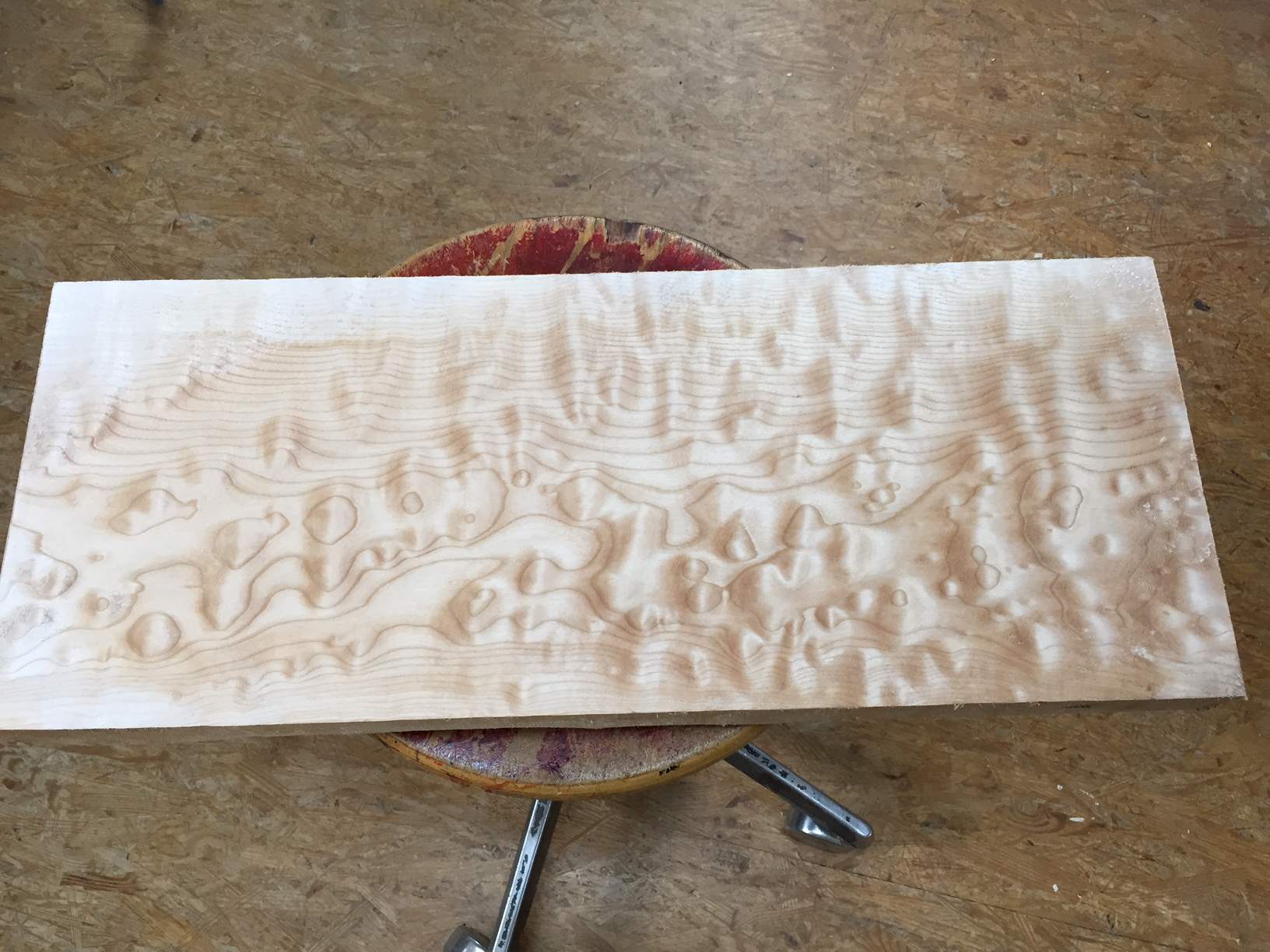 Quilted maple