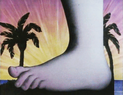 Image result for monty python foot animated gif